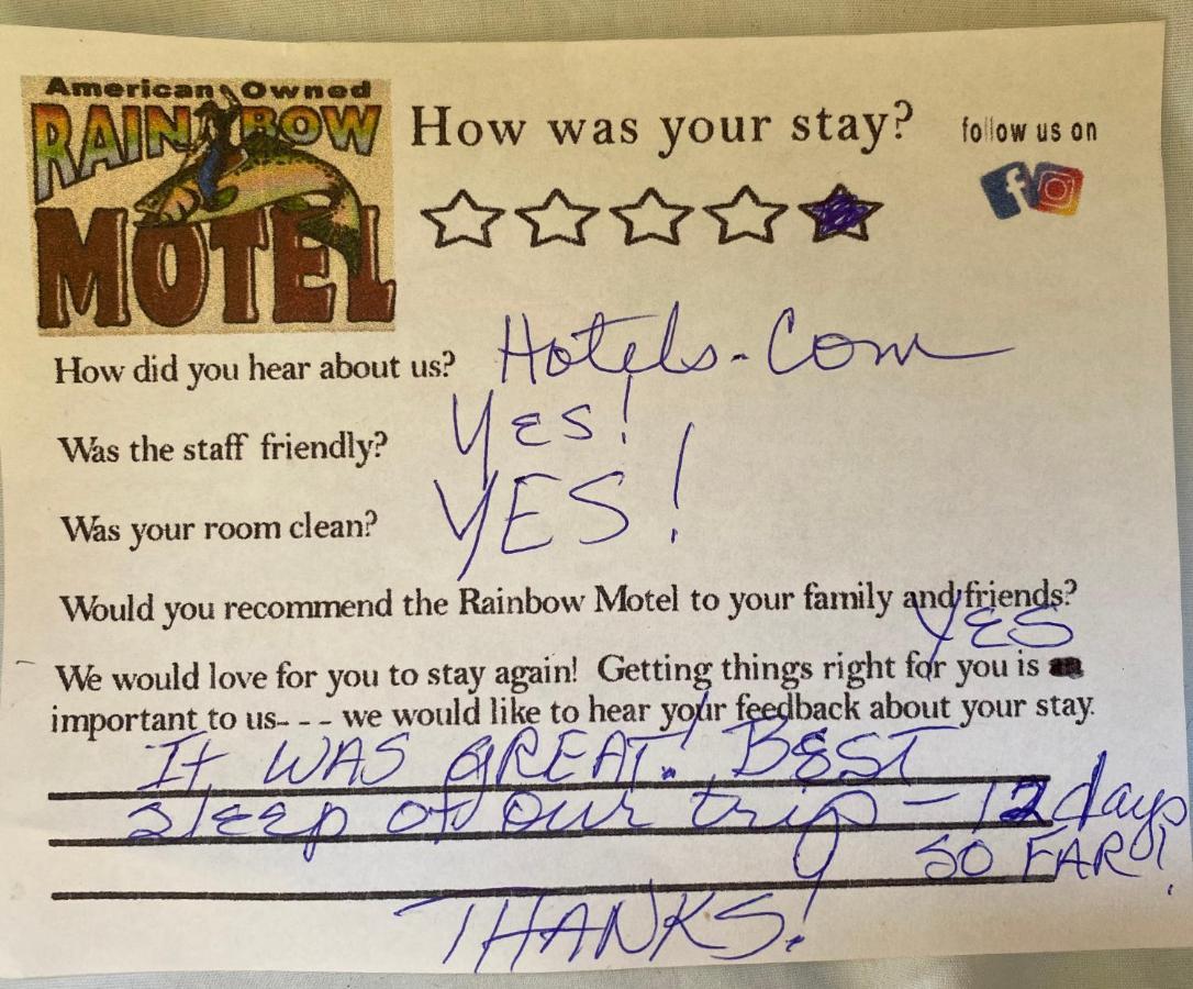 Rainbow Motel Thermopolis Luaran gambar